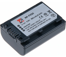 T6 Power Akku für Sony NP-FV50 / 980mAh / grau
