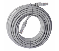Emos Patchkabel UTP CAT 5e 10m grau / AWG26 / PVC 