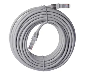 Emos Patchkabel UTP CAT 5e 10m grau / AWG26 / PVC 