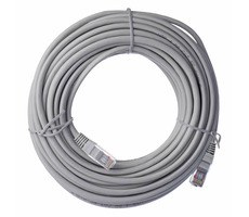 Emos Patchkabel UTP CAT 5e 15m grau / AWG26 / PVC 