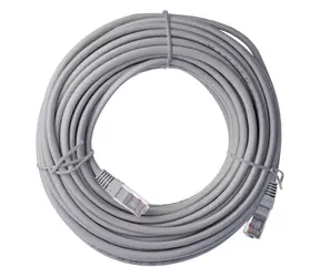 Emos Patchkabel UTP CAT 5e 15m grau / AWG26 / PVC 