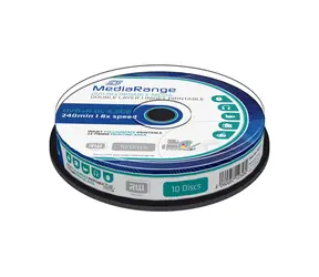 MediaRange DVD+ R 8,5 GB 8x Dual Layer Spindel 10 Stück - Tintenstrahldruckbar