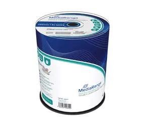 MediaRange DVD+ R 8,5 GB 8x Dual Layer Spindel 100 Stück - Tintenstrahldruckbar