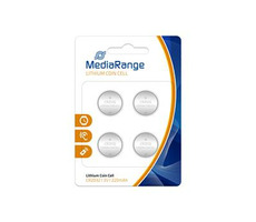 MediaRange Premium Batterien, Knopfzellen. CR2032 3V Lithium 4 Stk 