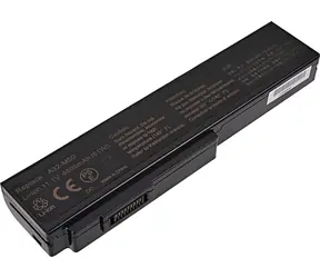 T6 Power -Akku für Asus M50 / G50 / G60 / N43 / N53 / N61 / B43 / X55 / X57 / X64 / 6 Zellen / 4600 mAh