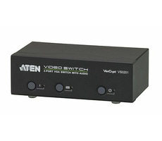 Aten 2- Port VGA Video-Audio Elektronischer Switch