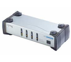 Aten Videoschalter 4 PC - 1 DVI + 4X Cinch Audio / DO