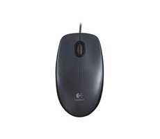 Logitech Maus M90 optisch, dunkel, 1000dpi, 3 Tasten, USB