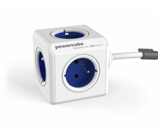 PowerCube Extended blau / Verlängerungskabel 230V / 1,5m / 5 Steckdosen