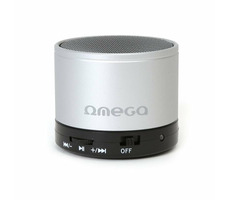 Omega OG47B Bluetooth-Lautsprecher / 3W / FM / Micro SD / Aluminium / Silber
