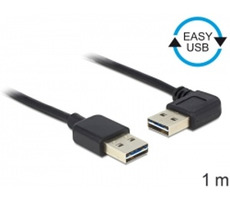 DeLock Kabel Easy-USB 2.0-A Stecker > rechteckiger Stecker / 1 m
