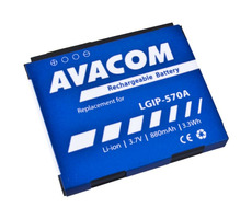 Avacom Akku für Mobiltelefon LG KP500 / Li- ION / 3,7 V / 880 mAh / Ersatz LGIP-570A