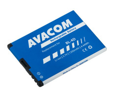 Avacom Akku für Nokia E7 und N8 / Li- ION / 3,7V / 1200mAh / Ersatz für BL-4D