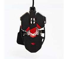 Red Fighter / Optische Gaming-Maus / 4000DPI / 10 Tasten / 1 Rad / kabelgebunden (USB) / schwarz