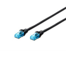 Digitus Ecoline Cable schwarz 10m / UTP / CAT 5e / AWG 26:7