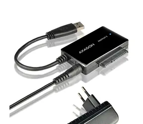 Axagon ADSA-FP3, USB 5Gbps - SATA 6G HDD FASTport3 Adapter, inkl. Stromversorgung
