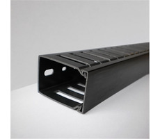 DATACOM universeller vertikaler Kabelkanal (2U 60x80) 2m schwarz