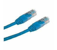 DATACOM Patchkabel UTP CAT5E 0,25m blau