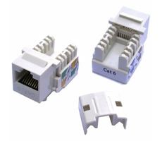 DATACOM Keystone CAT6 weiß / UTP