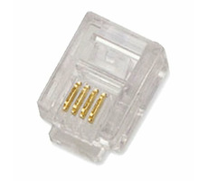 DATACOM Stecker RJ11 / UTP / Kabel / 6p4c / 100 Stk