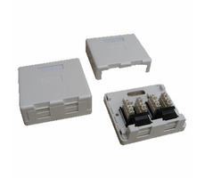 DATACOM Datendose UTP 2xRJ45 CAT6 (auf Putz)