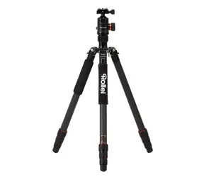 Rollei Stativ C6i Carbon / Belastung 12kg / Ausgefahren 171,5 cm / Carbon / Schwarz