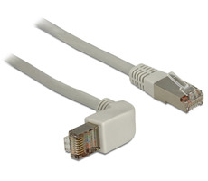 DeLock Cable RJ45 Cat.5e SFTP rechtwinklig / gerade 1 m