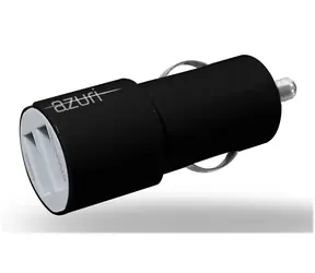 Azuri CL Dual-Ladegerät mit 2 USB- Port - 3,4 Ampere / Schwarz