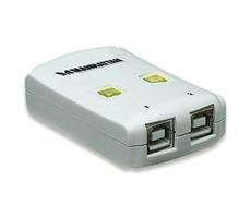 Der Manhattan Hi-Speed USB 2.0 Switch teilt automatisch 2 PCs - 1 USB