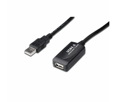 Manhattan Hi-Speed USB Aktives Verlängerungskabel AA MF / 10 m