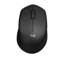 Logitech M330 Silent PLUS schwarz / optische Maus / kabellos / 3 Tasten / 1000dpi 