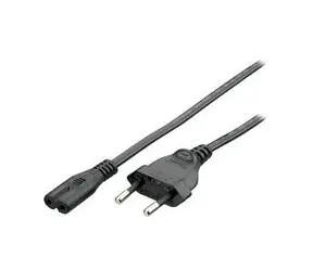 Equip Netzkabel für Laptops, Euro, schwarz 1,8m