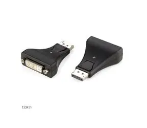 Equip den Konverter DisplayPort -> DVI aus  