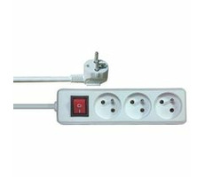 Emos Verlängerungskabel P1313C - 3 Steckdosen / 3M / mit Schalter