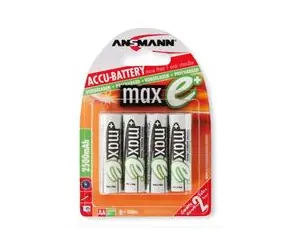 Ansmann Akku AA NiMH 2500 mAh (4 Stück) maxE+
