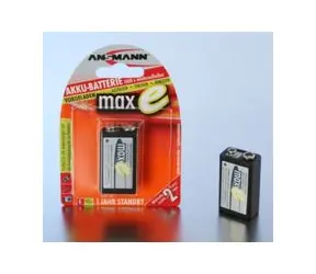 Ansmann Akku 9V NiMH 200 mAh (1 Stk) maxE