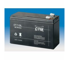 Batterie CT 12V 7 Ah, Faston 250