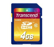 Transcend SDHC-Karte 4 GB Klasse 10