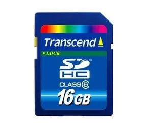 Transcend SDHC-Karte 16 GB Klasse 6