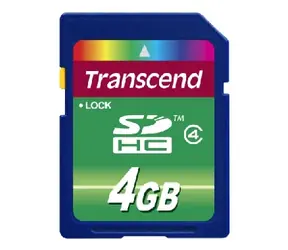 Transcend SDHC-Karte 4 GB Klasse 4