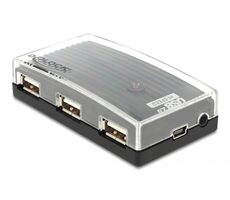 DeLock HUB USB 2.0 4-Port extern inkl. Stromversorgung