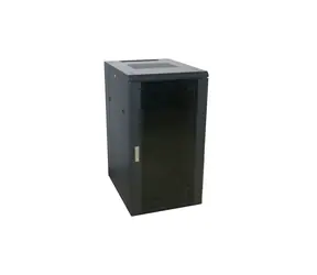 Porte 19" Rackschrank 22HE/600x800 schwarz mit Zubehör