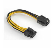 Akasa Kabel AK-CB051 Reduktion PCIe auf ATX12V 15 cm