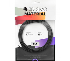 3DSimo Filament PLA - Schwarz & Gold & Grau 15m