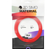 3DSimo Filament PLA II - rot & lila & grün 15m
