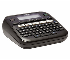 Brother PT-D210VP / Selbstklebender Etikettendrucker / Unterstreichen / Vertikaldruck / USB / 6x AAA