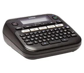 Brother PT-D210VP / Selbstklebender Etikettendrucker / Unterstreichen / Vertikaldruck / USB / 6x AAA