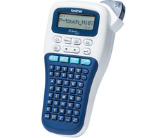Brother PT-H107B / manueller Etikettendrucker P-touch / Thermotransfer / LCD / TZe-Band 