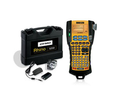 Dymo RHINO 5200 - Kofferset / Industrieller Etikettendrucker / Bandbreite: D1 6 & 9 & 12 & 19 mm