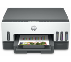 HP SMART Tank 720 / Multifunktionsdrucker / A4 / Scanner / Kopierer / Drucken / 4800x1200dpi / USB / WiFi / BT / grau-weiß